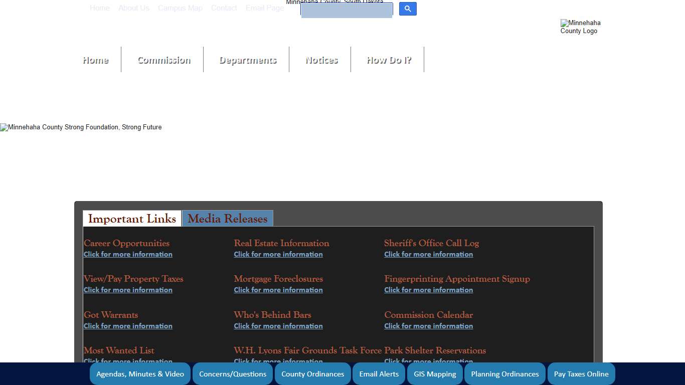 Minnehaha County, South Dakota Official Website